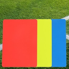 Tarjetas de árbitro de fútbol Tarjetas de penalización de árbitro Versátil PVC ligero para deportes