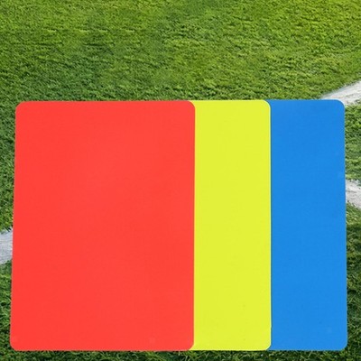 Soccer Referee Cards Referee Penalty Cards Versatile Lightweight PVC for Sports