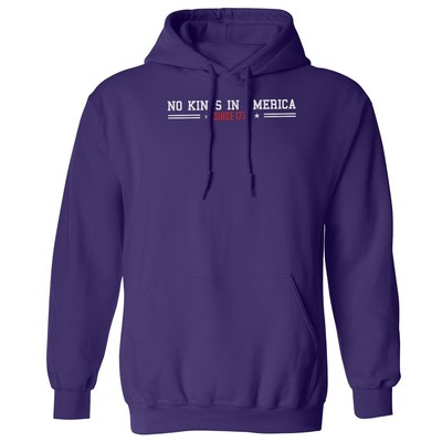No Kings In America Since 1776 - Anti-47 Protest Unisex Hooded Sweatshirt