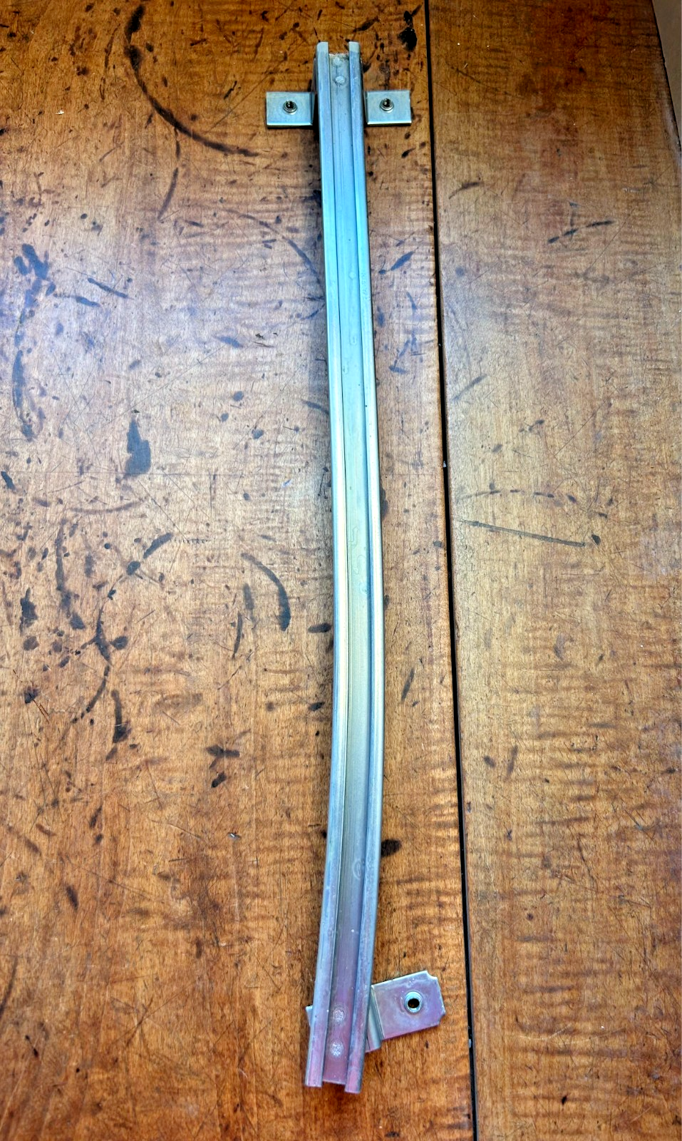 55 56 57 Chevy 2 Door Sedan Long Rear Quarter Glass Track Left Side NEW ...