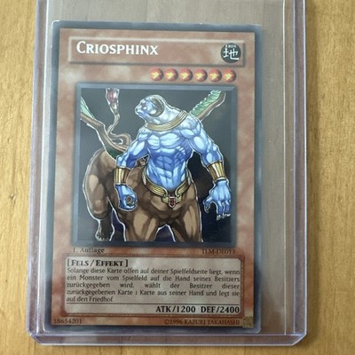 Yu-Gi-Oh Criosphinx 1.Auflage TLM-DE013