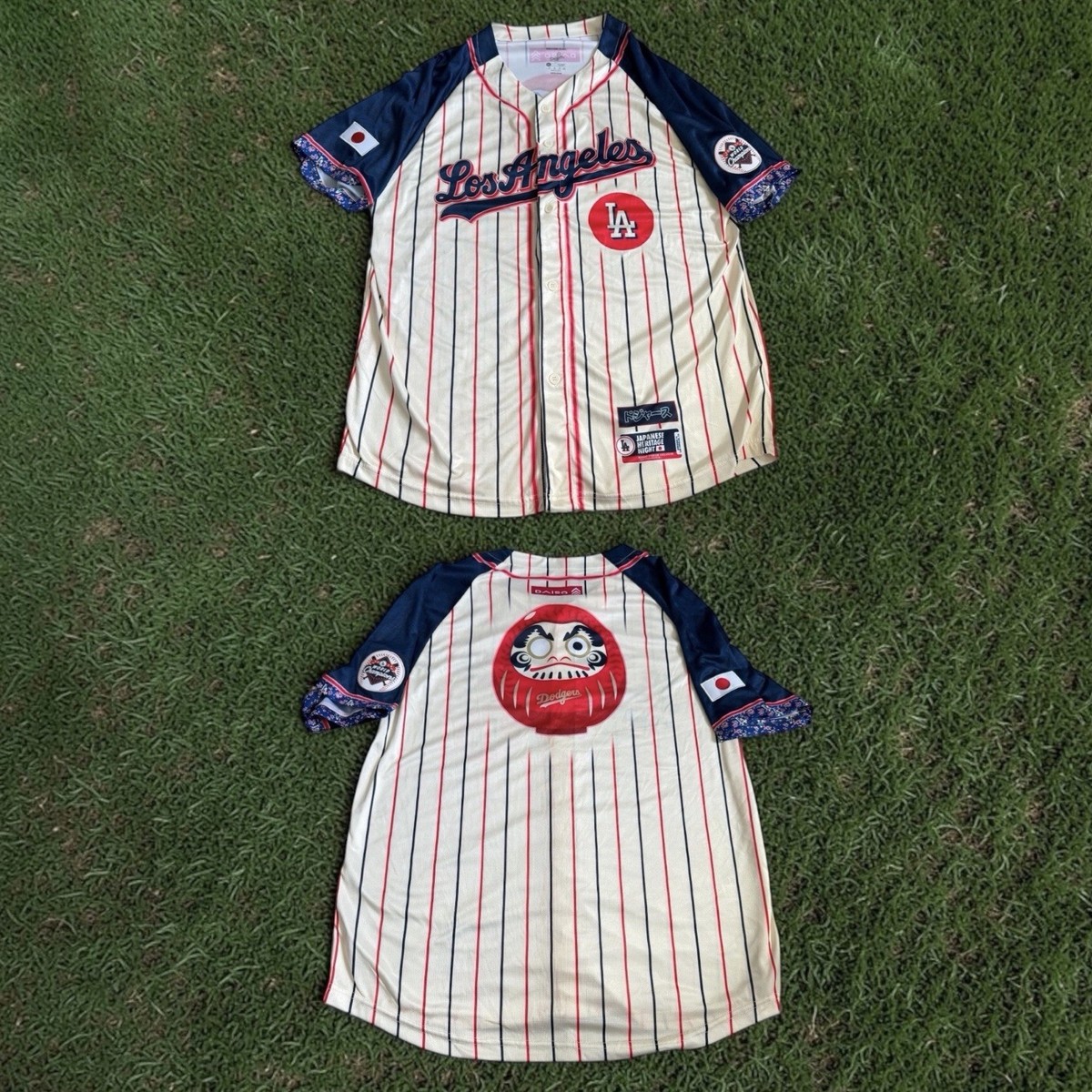 LA Dodgers Japanese Heritage Night Baseball Jersey Men's Sz XL