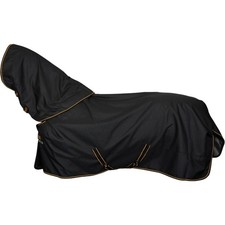 Bucas 145 Black/Gold Outdoordecke 50g mit Halsteil Irish Turnout Light