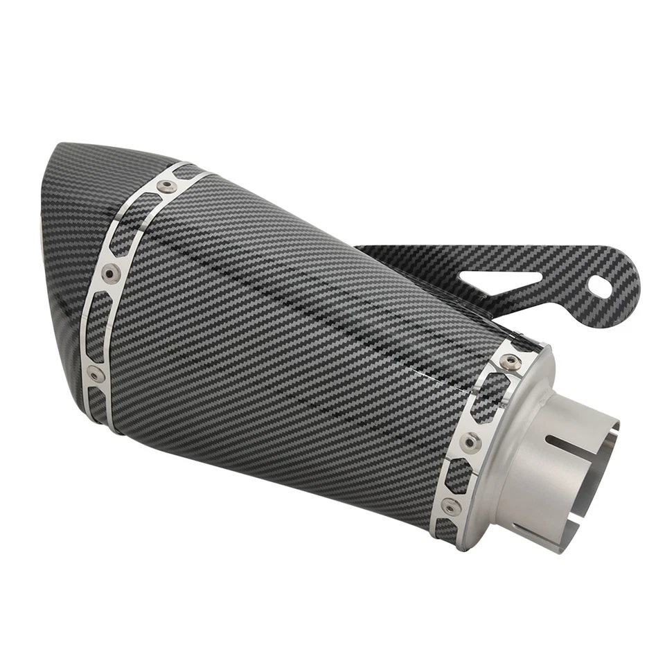 Tubo silenciador trasero puntas de escape deslizables para BMW S1000RR 2010-14 S1000R 2010-2016 Foto 3 de 4