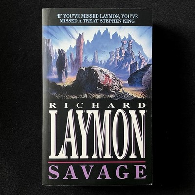 Richard Laymon - Savage - Headline Books - 1993 Vintage Horror