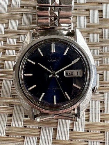 Seiko Vintage Automatic Dark Blue.