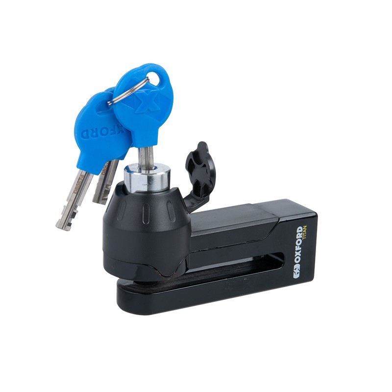 Serrure à disque OXFORD Titan avec axe en acier trempé 10mm