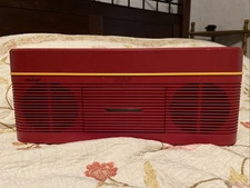 Vintage Sharp QT-V40(R) AM/FM Radio Cassette Tape Player Boombox 1990s - TESTED