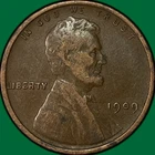 1909 Lincoln Wheat Cent Very Fine VF Coin #33715