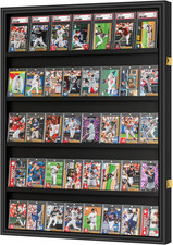 40 Large Baseball Card Display Case Graded Sports Card Display Frame Trading Car