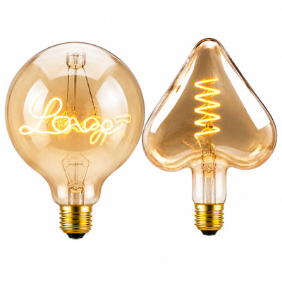 E27 Retro Vintage Edison Flexible LED Filament Glühbirne Deko LED Birne