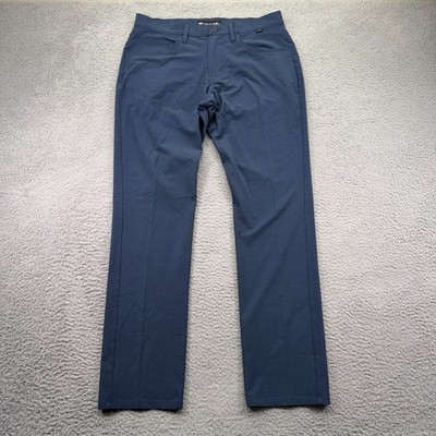 Travis Mathew Golf Pants Mens 32x31 Navy Open To Close Performance Stretch