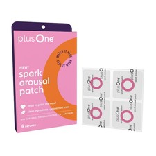plusOne Spark Arousal Patches Sensual Support for Women Easy Stick-On 4 Coun