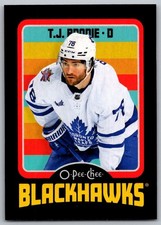 2024-25 O-Pee-Chee Retro Black Border T.J. Brodie 055/100 Toronto Maple Leafs