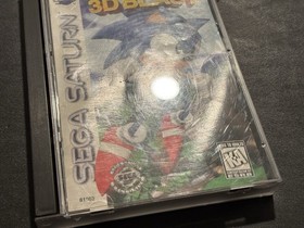 Sonic 3D Blast (Sega Saturn, 1996) CIB Complete with Reg Card Tested & Works!