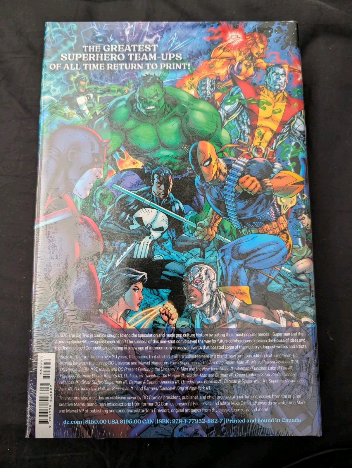 DC VERSUS MARVEL OMNIBUS HARDCOVER DM EXCLUSIVE VARIANT COVER. Hardback ...