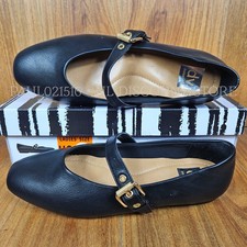 DV by DOLCE VITA Women's Mauryce Buckle Flat Shoes  Black  Various Sizes