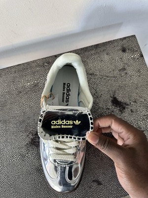Size 8.5 - Wales Bonner x adidas Samba Silver Metallic for sale