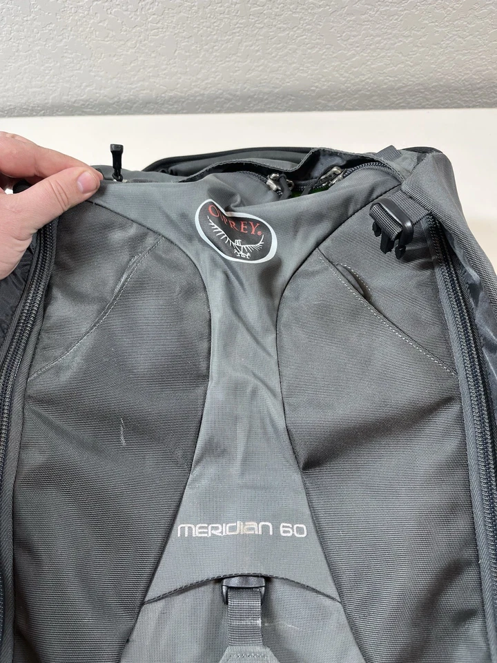 Osprey Travel Meridian 60 Roller Rolling Backpack Luggage Suitcase - Image 3 of 4