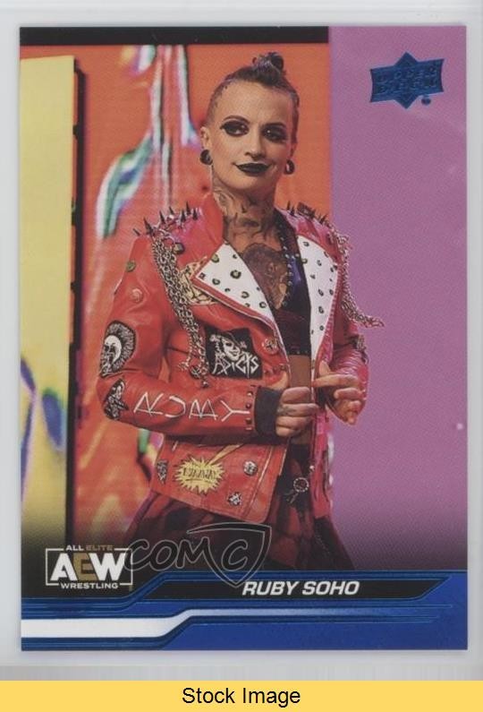 2024 Upper Deck AEW All Elite Wrestling Blue Ruby Soho #12 READ 0vv