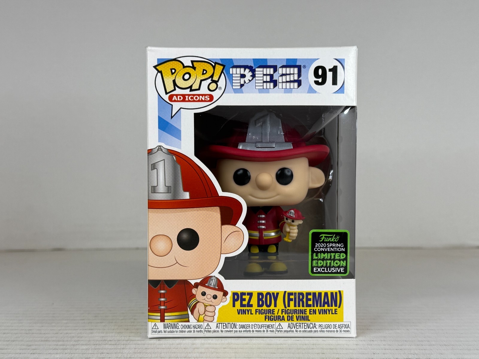 Vinilo Funko Pop - Icono De Anuncio - Pez - Pez Boy Fireman - #91