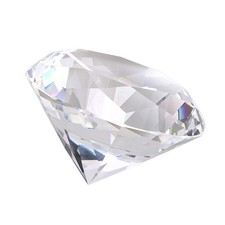 BSTKEY Fermacarte in cristallo diamante ornamento vetro decorazione  BDYH