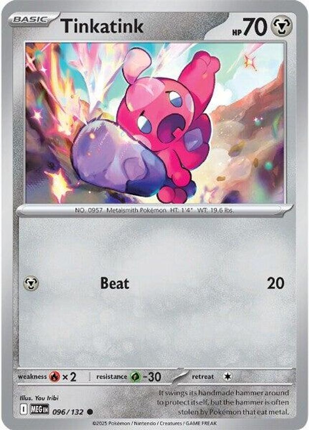 Pokemon Tinkatink (96/189) Mega Evolution NM