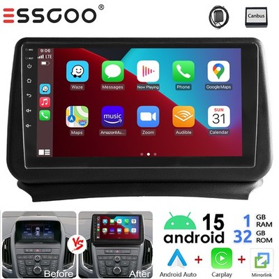 Für Opel Zafira Tourer C 2011-2016 Autoradio Carplay Android 15 GPS NAVI WIFI BT