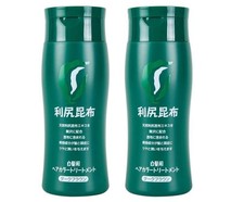 Rishiri Konbu Hair Color Treatment White Hair Dye Dark Brown 200g x 2 Pack NEW