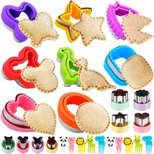 Sandwich Cutter for Kids, 26pcs Sandwich Cutter and Sealer Set, Uncrustable M...