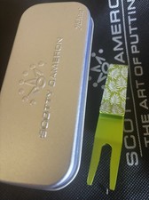 NWT SCOTTY CAMERON GALLERY Palms Pivot Clip Tool Green  w Case Golf