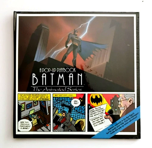 Vintage Batman A Pop-Up Playbook The Animated Series Sealed 1st Edition 1991