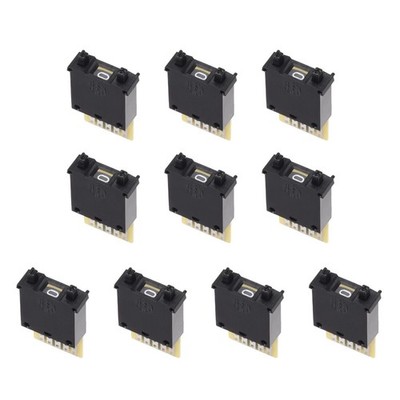DIP Switch BCD Code Thumb wheel Switch KM2 0-9 Digital Black 10 Pcs #yr