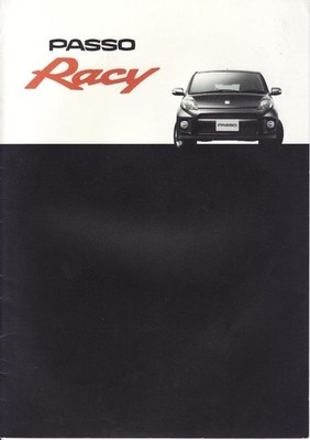 Toyota PASSO Racy 2011 Catalog Japanese
