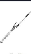 58V Cordless Pole Hedge Trimmer Attachment - Dual-Action Dual-Sided Blades, 9...