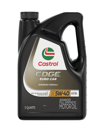 リ*ー様 Castrol EDGE 5W-40 A3/B4　8L 2 pack) Castrol EDGE Euro 5W-40 A3/B4 Advanced Full Synthetic