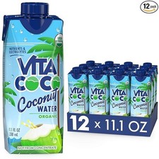 Vita Coco Coconut Water, Pure Organic  11.1 Oz Pack Of 12 