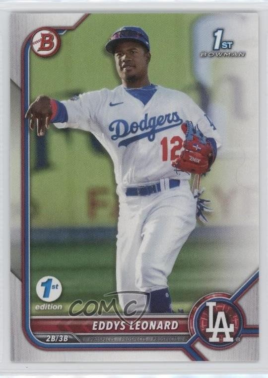 2022 Bowman 1st Edition Eddys Leonard #BPPF-57 10uo