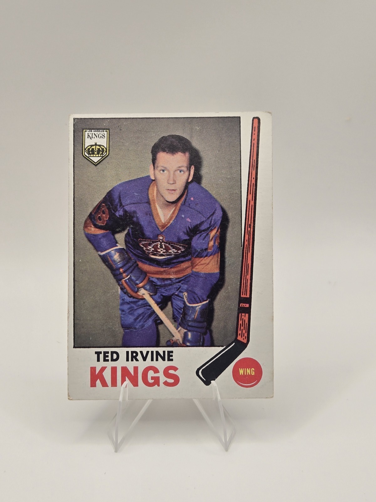 Ted Irvine #103 Hockey Cards 1969 Topps trading card — raw and PSA graded price guide