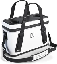 Iron °Flask 12 Liter Soft Cooler Bag – White | Cold 48 Hrs Floatable Leak-Proof