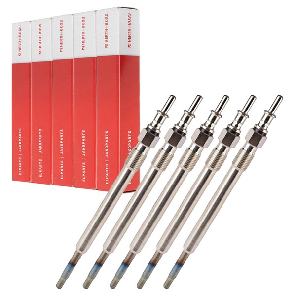 5X Herth+Buss GlüHkerze FüR Mercedes W203 W210 W211 W461 W463 W163 OM612 OM647-image