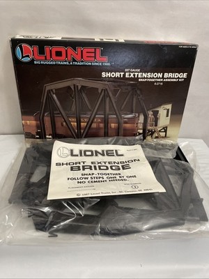 CP Lionel short Extension Bridge Snap Together Assembly Kit 6-2716