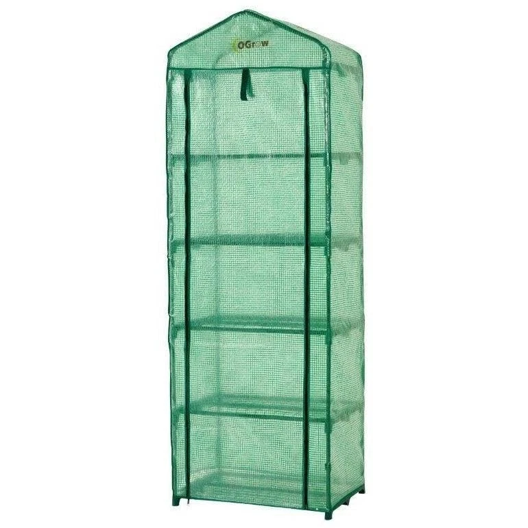 MACHRUS OGROW ULTRA-DELUXE 5 TIER PORTABLE BLOOMHOUSE OG2719-5T - GREEN/BLACK