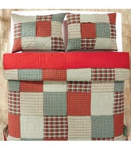 NWT Forreston by VHC Brands King Quilt  Shams Set 3Pc