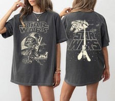Vintage Star Wars Anakin Skywalker 2 Sided Jedi Graphic Tee