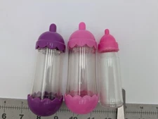 Baby Doll Bottle  Lot Pretend Pink Purple