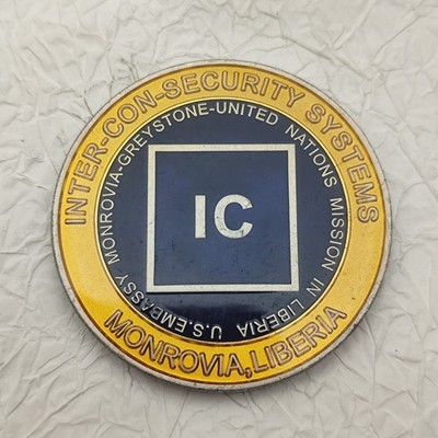 Inter-Con-Security Systems Monrovia, Liberia Challenge Coin