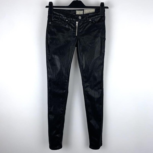Women AllSaints Jeans Black 26 / S #4W9Q