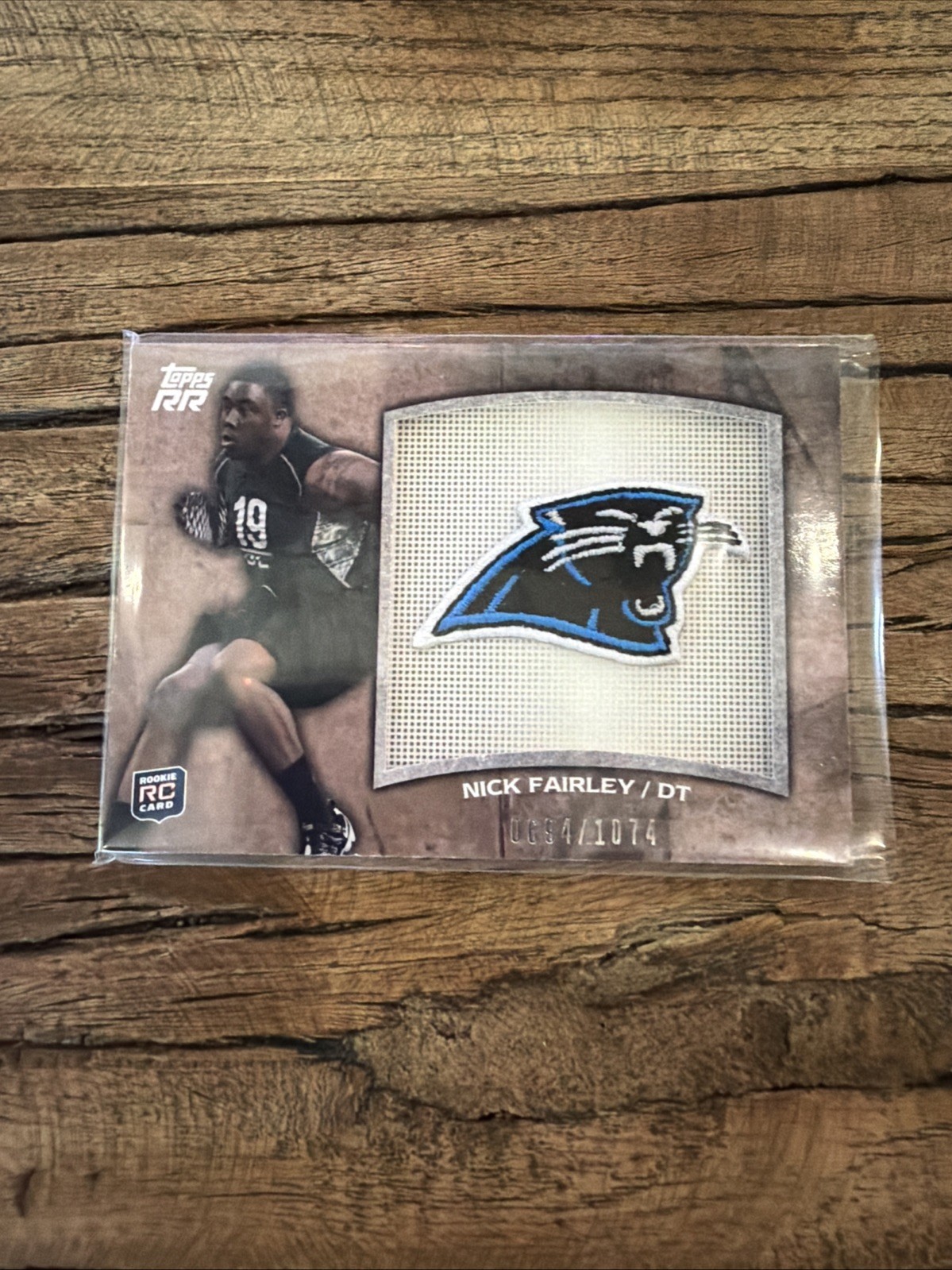 Nick Fairley Topps Rising Rookies Rookie Team Patch #NF Base