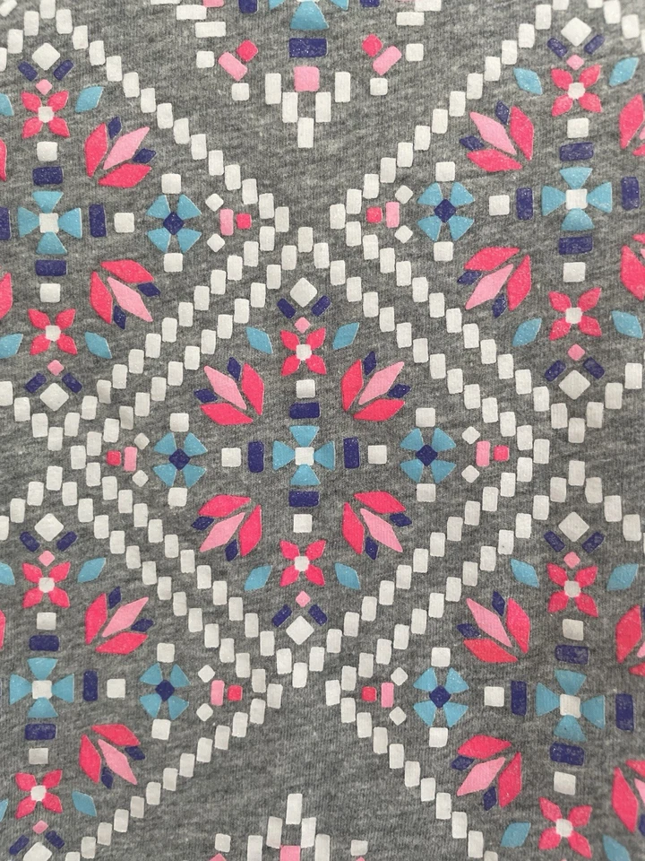 Camisa Carter's Niños Niñas Brillo Floral Fair Isle 100% Algodón Manga Larga Gris 5 Foto 4 de 4